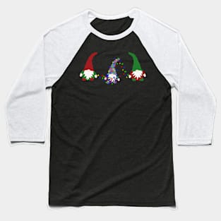 Gnomes with Christmas lights Baseball T-Shirt